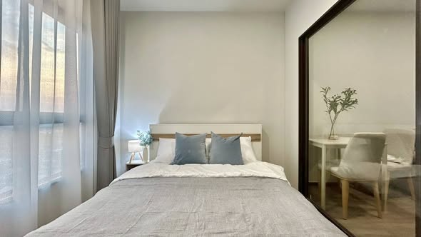 bedroom and room interior of Rich Point @BTS Wutthakat