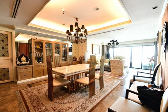 living room and room interior of Sathorn Gardens
