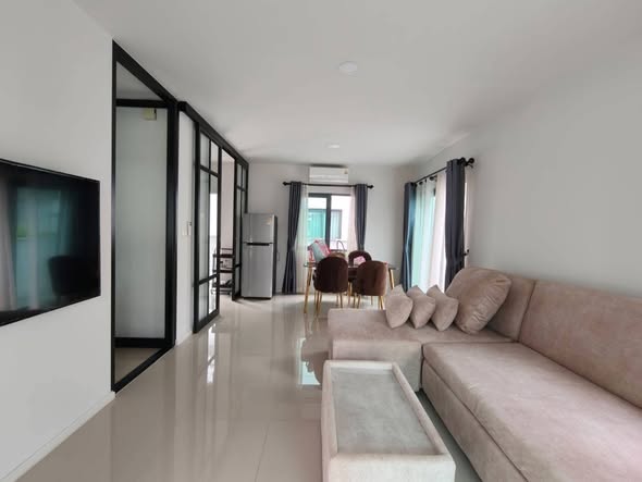 living room and bedroom and room interior of Sense Bangna-Suvarnabhumi