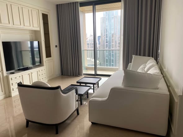 living room and bedroom of Sindhorn Residence