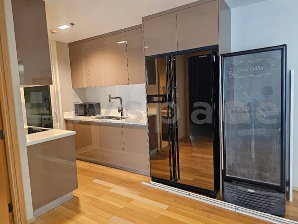 room interior and kitchen of Siri at Sukhumvit