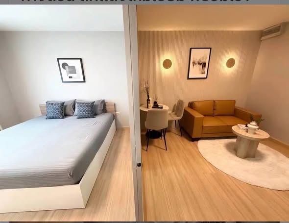 bedroom of Smart Condo Watcharapol