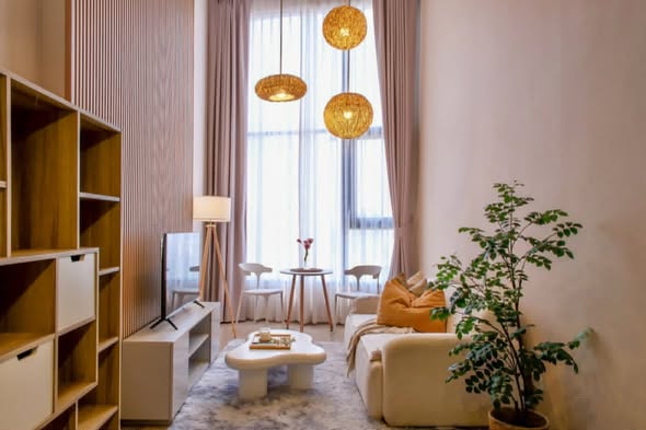 living room of SOHO​ BANGKOK​ RATCHADA​