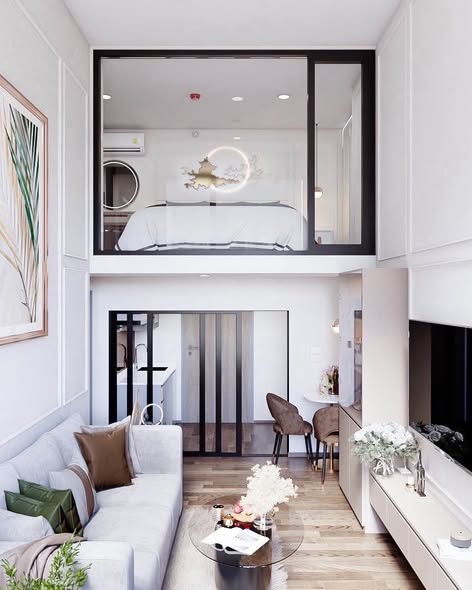 living room and room interior of SOHO​ BANGKOK​ RATCHADA​