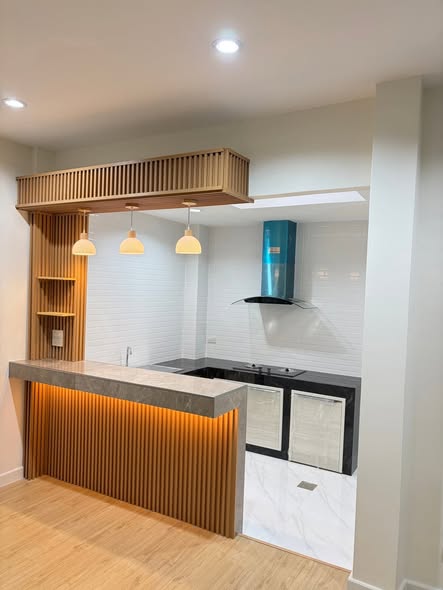 room interior and bathroom and kitchen of SPACE Townhome
