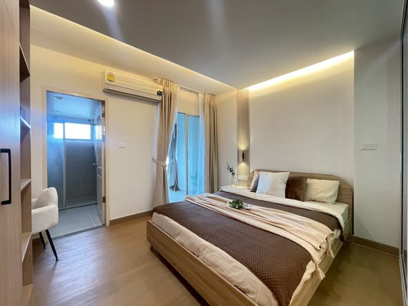 bedroom of Supalai City Resort Ratchada-Huai Khwang