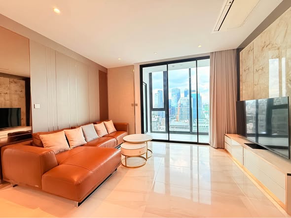 bedroom and living room of Supalai Icon Sathon