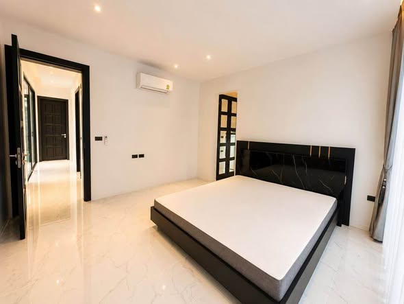 bedroom of The 8 Pool Villa