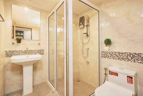 bathroom of The Astra Condo