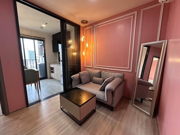 living room and bedroom and room interior of THE BASE Garden Rama 9