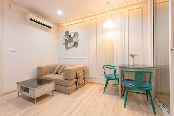living room of THE BASE Height Phuket