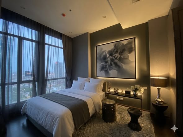 bedroom of The Capital Condo Ekkamai-Thong Lo
