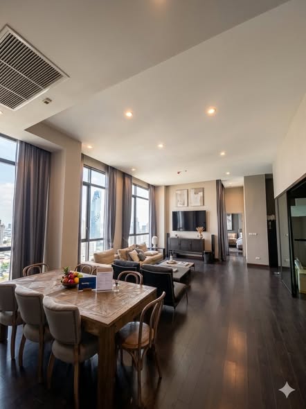 living room of The Capital Condo Ekkamai-Thong Lo