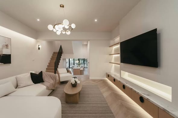 living room of The Capital Condo Ekkamai-Thong Lo