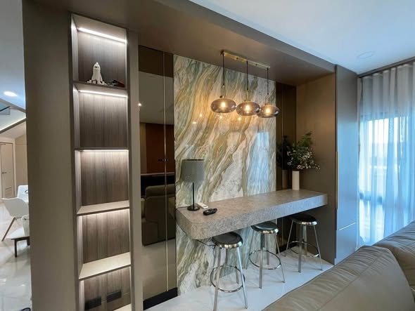 bedroom and bathroom of The City Bangna