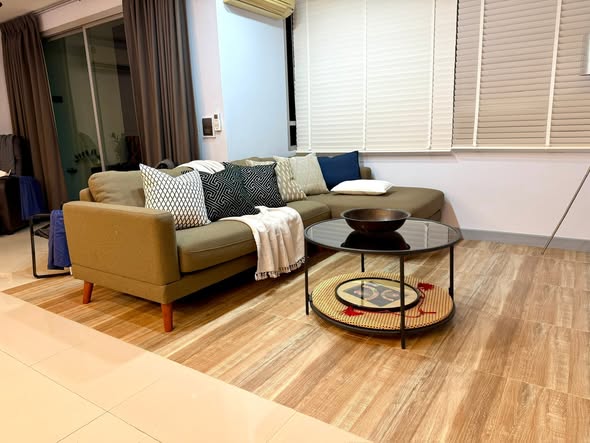 living room of The Clover