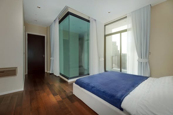bedroom and room interior of The Diplomat 39