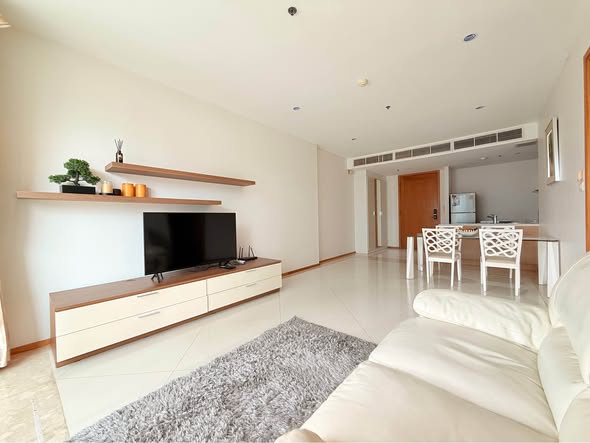 living room and bedroom of THE EMPIRE PLACE SATHON