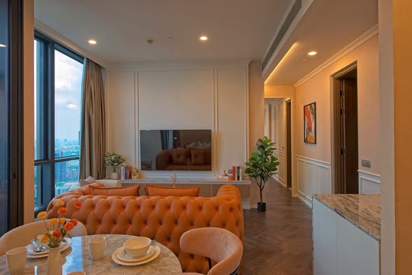 bedroom and living room of THE ESSE Sukhumvit 36