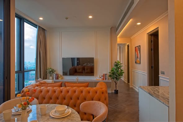 living room of THE ESSE Sukhumvit 36