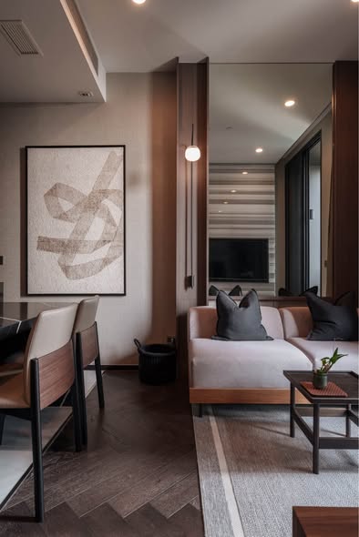 living room of THE ESSE Sukhumvit 36