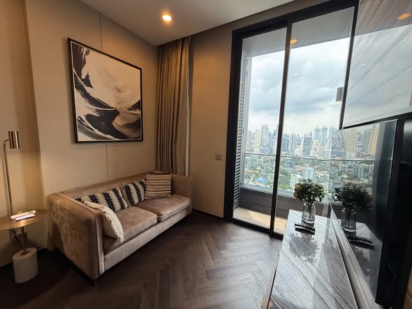 living room and room interior of THE ESSE Sukhumvit 36