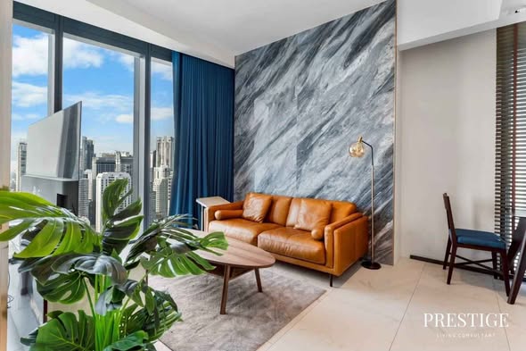living room of The Estelle Phrom Phong