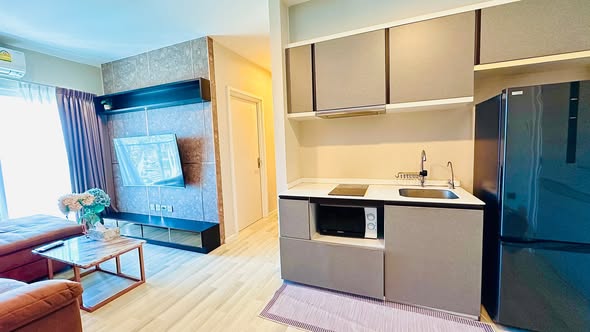 bedroom of The Key Sathon-Charoen Rat