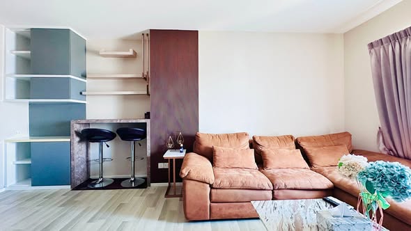 living room of The Key Sathon-Charoen Rat