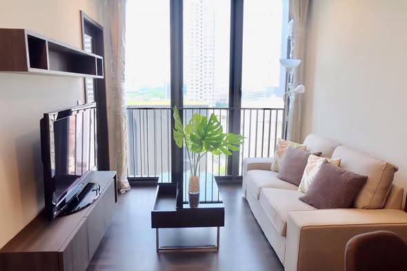 living room of THE LINE Asoke-Ratchada