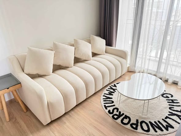 living room of THE LINE Phahon-Pradipat