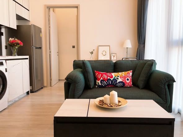 living room of THE LINE Sukhumvit 101