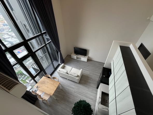 living room and room interior of THE LINE Sukhumvit 101