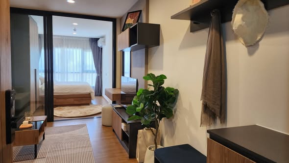 bedroom of The Line Vibe เดอะ ไลน์ ไวบ์