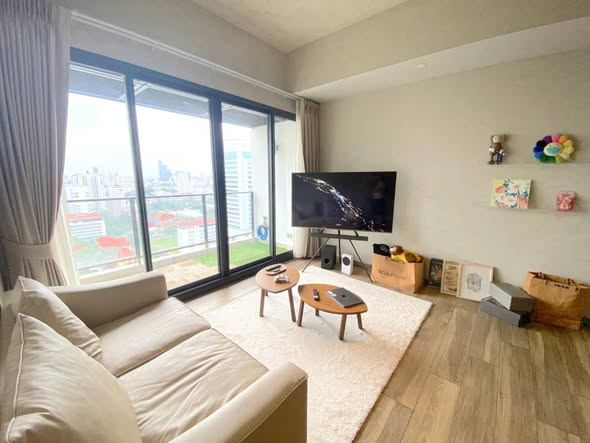 bedroom and living room of The Lofts Asoke