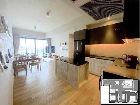 kitchen of The Lofts Asoke