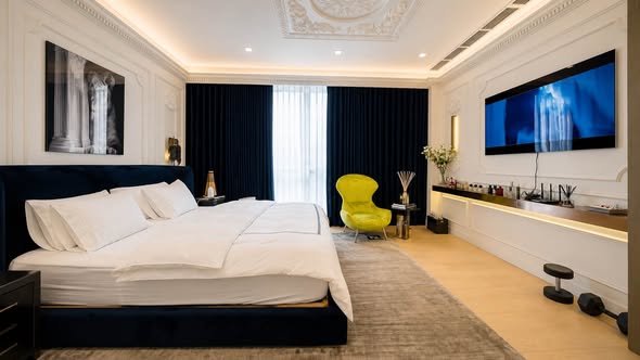 bedroom of The Monument Thong Lo