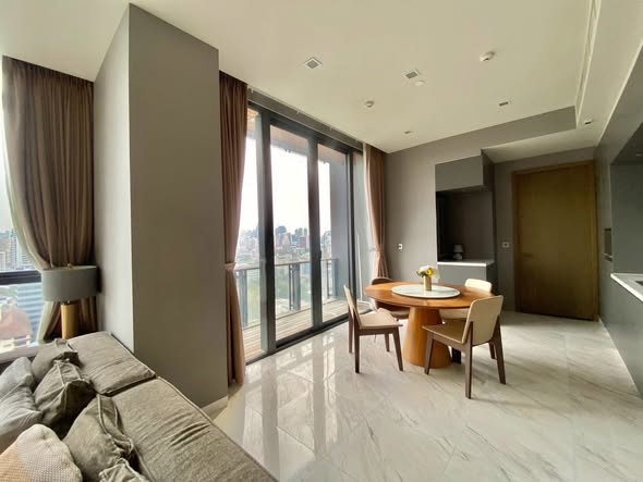 living room and bedroom of The Monument Thong Lo