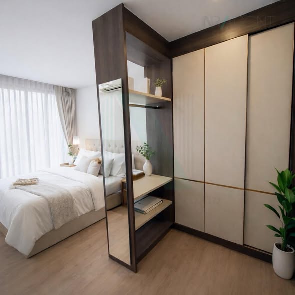 bedroom and room interior of The Nest Sukhumvit 64 Phase 2
