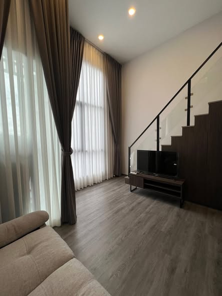 living room and bedroom and room interior of The Origin Ladprao-Bangkapi