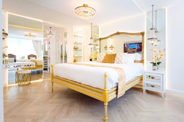 bedroom of The PARK LANE Townhouses