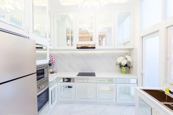 kitchen of The PARK LANE Townhouses