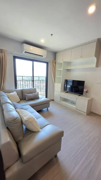 living room and bedroom of The Parkland Phetkasem 56