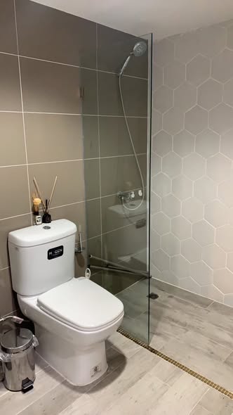 room interior and bathroom of The Plant Pattanakan