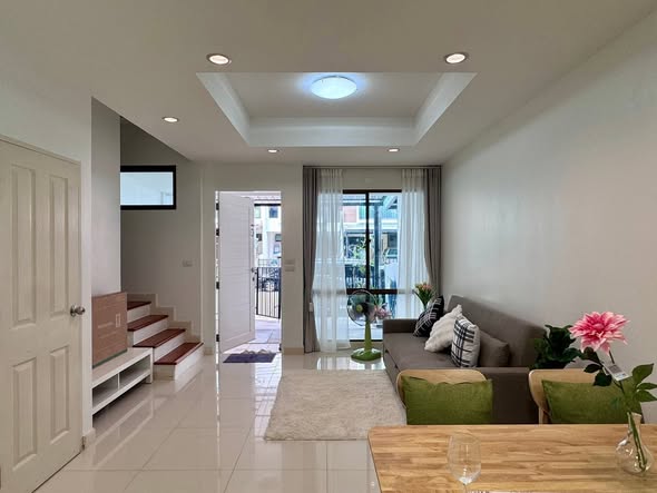living room of The Private Sukhumvit-Bangchak
