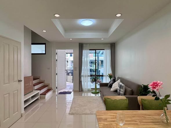 living room of The Private Sukhumvit-Bangchak