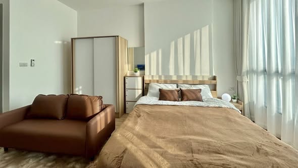 bedroom and room interior of The Rich Rama 9 – Srinagarindra