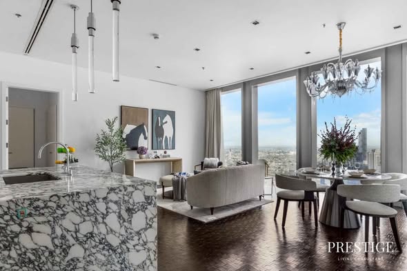 living room of The Ritz-Carlton Residences, Bangkok