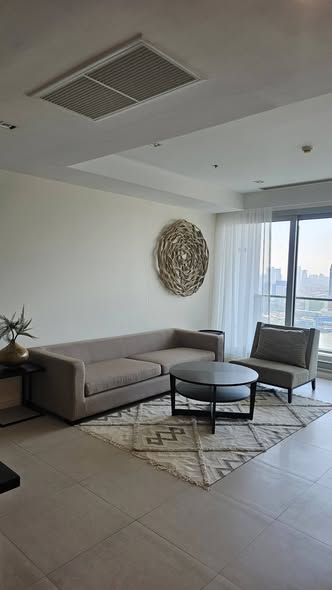 living room of The River Condominium