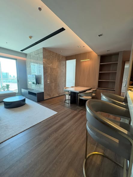 living room of The River Condominium